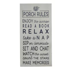 Sonoma Goods For Life® "Porch Rules" Porch Leaner Floor Decor