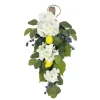 Sonoma Goods For Life® Artificial Hydrangea & Lemon Teardrop Wall Decor -Sonoma Furniture Store 5903852