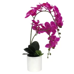 Sonoma Goods For Life® Artificial Fuschia Orchid Plant Table Decor -Sonoma Furniture Store 5904653 ALT
