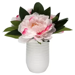 Sonoma Goods For Life® Artificial Pink Peony Vase Table Decor -Sonoma Furniture Store 5904655 ALT