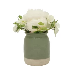 Sonoma Goods For LifeĀ® Artificial White Floral Vase Table Decor