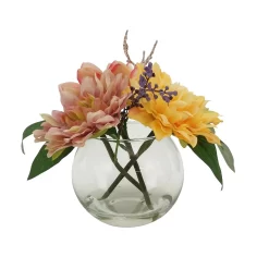 Sonoma Goods For LifeĀ® Artificial Dahlia Vase Table Decor