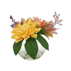 Sonoma Goods For Life® Artificial Dahlia Vase Table Decor -Sonoma Furniture Store 5904660 ALT3