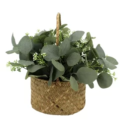 Sonoma Goods For LifeĀ® Artificial Eucalyptus Floral Basket Table Decor