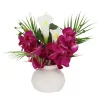Sonoma Goods For Life® Artificial Orchid Palm Arrangement Table Decor