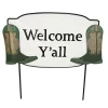 Sonoma Goods For Life® Welcome Y'all Cowboy Boots Garden Stake -Sonoma Furniture Store 5904779