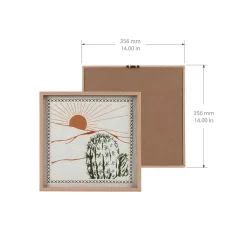 Sonoma Goods For Life® Framed Cactus Wall Art -Sonoma Furniture Store 5905297 ALT4