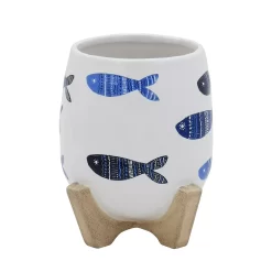 Sonoma Goods For LifeĀ® Ceramic Fish Planter