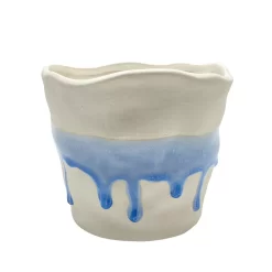 Sonoma Goods For LifeĀ® Outdoor Drip Glaze Stoneware Planter Garden Decor