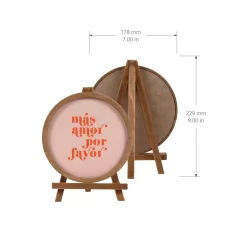 Sonoma Goods For Life® Mas Amor Por Favor Round Frame -Sonoma Furniture Store 5905930 ALT4