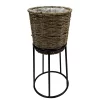 Sonoma Goods For Life® Small Seagrass Planter With Metal Stand 2 Sonoma Goods For Life® Small Seagrass Planter With Metal Stand -Sonoma Furniture Store 5920620