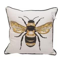 Sonoma Goods For Life® Ivory Bee Pillow