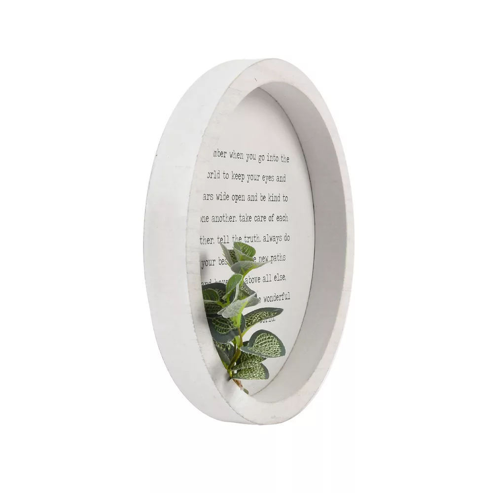 Sonoma Goods For Life® Round Sentiment with Botanical Décor Sonoma Goods For Life® Round Sentiment With Botanical Décor -Sonoma Furniture Store 5979605 ALT2