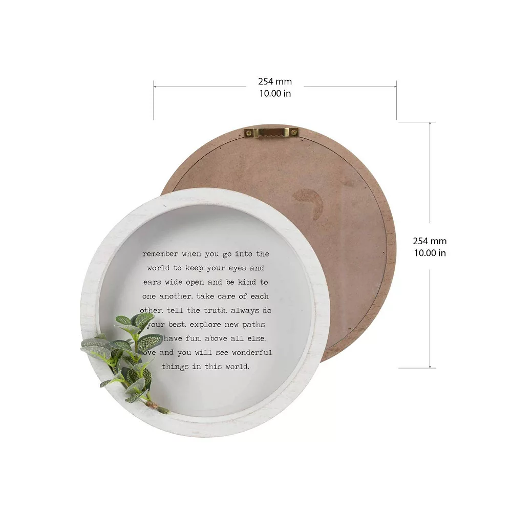 Sonoma Goods For Life® Round Sentiment with Botanical Décor Sonoma Goods For Life® Round Sentiment With Botanical Décor -Sonoma Furniture Store 5979605 ALT4