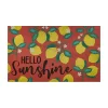 Sonoma Goods For Life® CORAL LEMONS DOORMAT