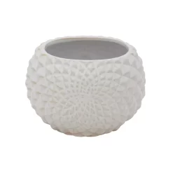 Sonoma Goods For Life® White Pineapple Planter Table Decor -Sonoma Furniture Store 5989352 ALT4