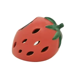 Sonoma Goods For Life® Ceramic Strawberry Solar LED Lantern -Sonoma Furniture Store 5991419 ALT2