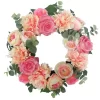 Sonoma Goods For Life® Artificial Hydrangea Cabbage Rose Wreath -Sonoma Furniture Store 5997162