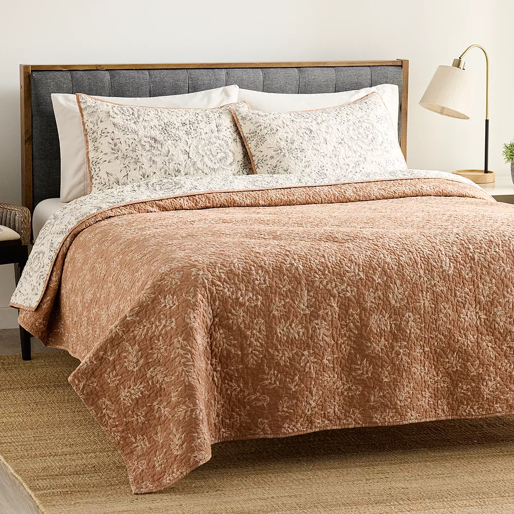 Sonoma Goods For Life® Heritage Sketch Floral Quilt or Sham Sonoma Goods For Life® Heritage Sketch Floral Quilt Or Sham -Sonoma Furniture Store 6224060 ALT