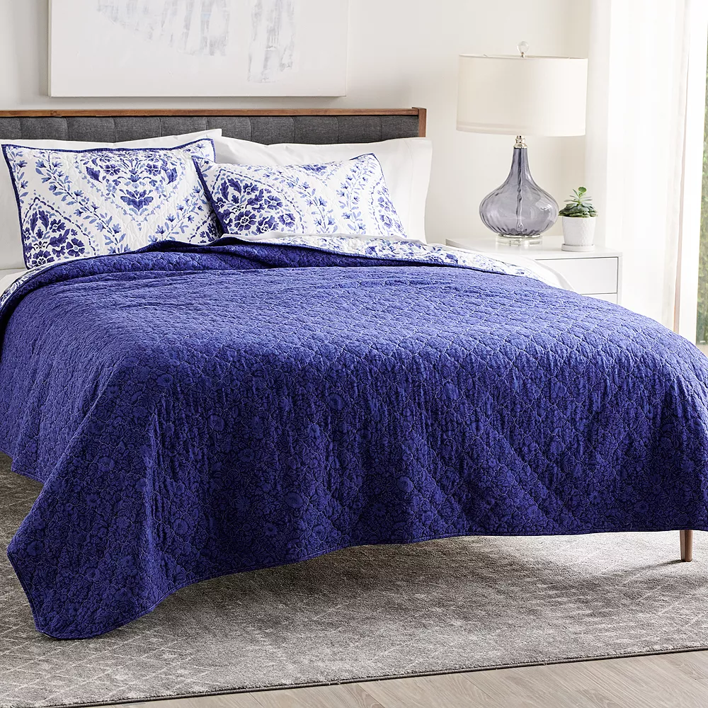 Sonoma Goods For Life® Heritage Ogee Damask Printed Quilt or Sham Sonoma Goods For Life® Heritage Ogee Damask Printed Quilt Or Sham -Sonoma Furniture Store 6224087 ALT